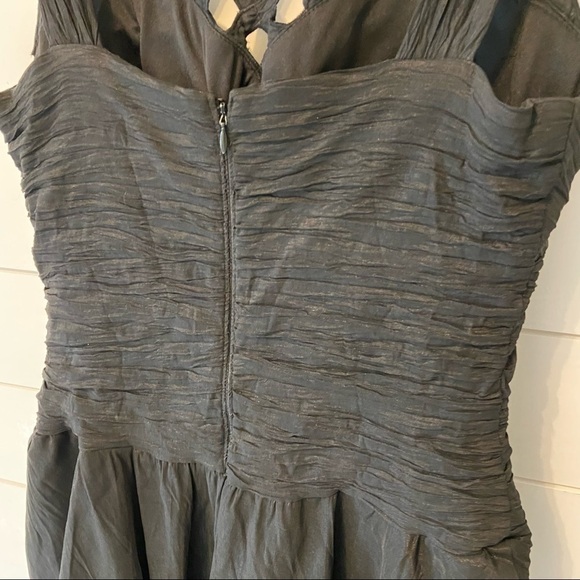 Ignite Evenings | Black Midi Length Embellished Sweetheart Formal Dress Size 10 - Picture 11 of 16